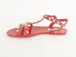 Valentino Rockstud Rubber Sandal Size 7