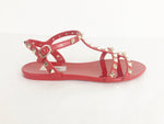 Valentino Rockstud Rubber Sandal Size 7