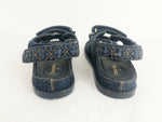 Chanel Denim Sandal Size 7