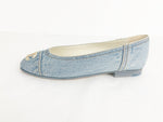 New Chanel Denim Ballet Flats Size 7