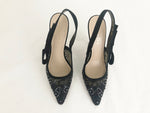 NEW Christian Dior Embellished Slingbacks Size 7