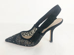 NEW Christian Dior Embellished Slingbacks Size 7