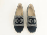 New Wool & Velvet Espadrille Size 38 IT (8 US)