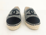 New Wool & Velvet Espadrille Size 38 IT (8 US)