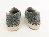 New Wool & Velvet Espadrille Size 38 IT (8 US)