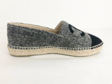 New Wool & Velvet Espadrille Size 38 IT (8 US)
