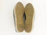 New Wool & Velvet Espadrille Size 38 IT (8 US)