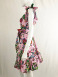 Banjanan Floral Belted Midi Dress Size S