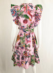 Banjanan Floral Belted Midi Dress Size S