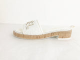 NEW Chanel Tweed Mules Size 7.5
