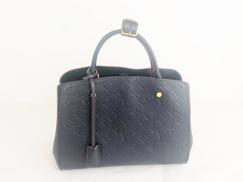 Blue Empriente Montaigne  MM Handbag
