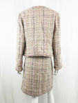 Vintage Chanel 2007 Pink Boucle Suit Size 42/44 Fr (M-L Us)