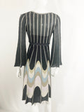 Missoni Metallic Wrap Dress Size 2