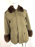 Gucci Military Jacket w/ Mink Size XS