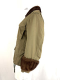 Gucci Military Jacket w/ Mink Size XS