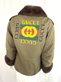 Gucci Military Jacket w/ Mink Size XS