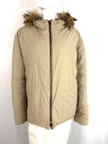 Prada Puffer Coat w/Raccoon Trim Size XL