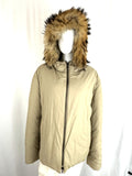 Prada Puffer Coat w/Raccoon Trim Size XL
