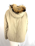 Prada Puffer Coat w/Raccoon Trim Size XL