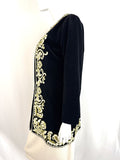J. McLaughlin Embroidered Evening Jacket Size M