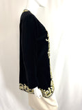 J. McLaughlin Embroidered Evening Jacket Size M