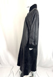 Burtrum Furs Leather and Karakul Coat Size XL