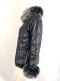Diane Snyder Fur Trim Puffer Size M