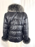 Diane Snyder Fur Trim Puffer Size M