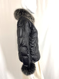 Diane Snyder Fur Trim Puffer Size M