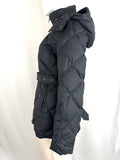 Burberry London Puffer Belted Coat Size M