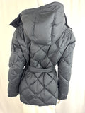 Burberry London Puffer Belted Coat Size M