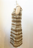 Chanel Faux Fur Dress Size 8 / M