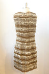 Chanel Faux Fur Dress Size 8 / M