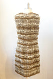 Chanel Faux Fur Dress Size 8 / M