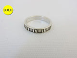 Tiffany & Co. Atlas Ring Size 8.5