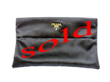 Prada Raso Satin Clutch