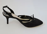 NEW Christian Dior Sandal, Black Size 40.5 It (10.5 Us)