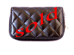 NEW Chanel Zip Around Wallet / Coin Purse