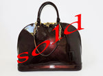 Monogram Vernis Alma GM Handbag