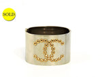 NEW With Box Chanel Metal Cc Cuff Bracelet