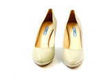 Prada Leather Platform Pump Size 41 It (11 Us)