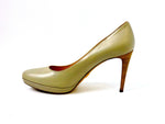 Prada Leather Platform Pump Size 41 It (11 Us)