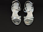 NEW Chanel Silver Sandal Size 36 It (6 Us)