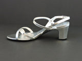 NEW Chanel Silver Sandal Size 36 It (6 Us)
