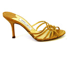 Metallic Mule Size 37.5 It (7.5 Us)