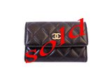 NEW Chanel Quilted Cc Wallet / Card Holder