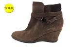 Aquatalia Suede Ankle Boot Size 8.5