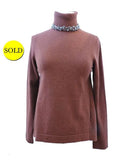 Brunello Cucinelli Cashmere Embelished Sweater Size S