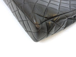 Vintage Quilted Leather Shopping Tote