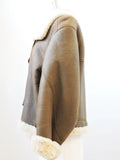 Ralph Lauren Collection Shearling Bomber Jacket Size L